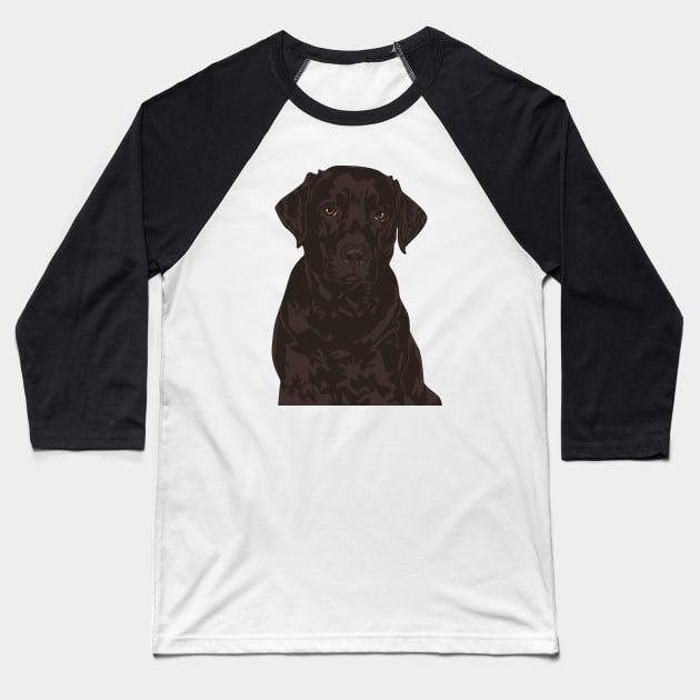 Cool Black Labrador Retriever Dog Stone T-Shirt Baseball T-Shirt by riin92